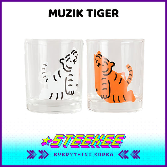 MUZIK TIGER小老虎烧酒威士忌玻璃杯小酒杯60ml闪奇韩国4065