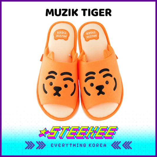 MUZIK TIGER小老虎柔软轻便家居拖鞋闪奇韩国4072
