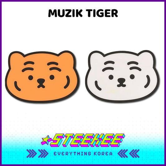 MUZIK TIGER小老虎萌趣PVC杯垫闪奇韩国4076