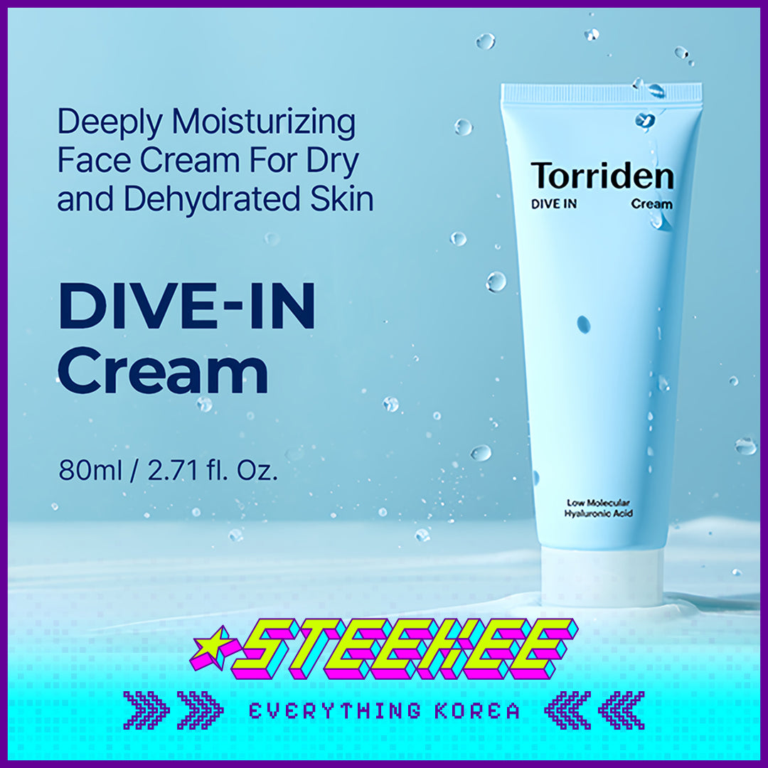 Torriden DIVE IN Low Molecular Hyaluronic Acid Deep Moisturizing Cream 80ml by Steekee Korea 4080