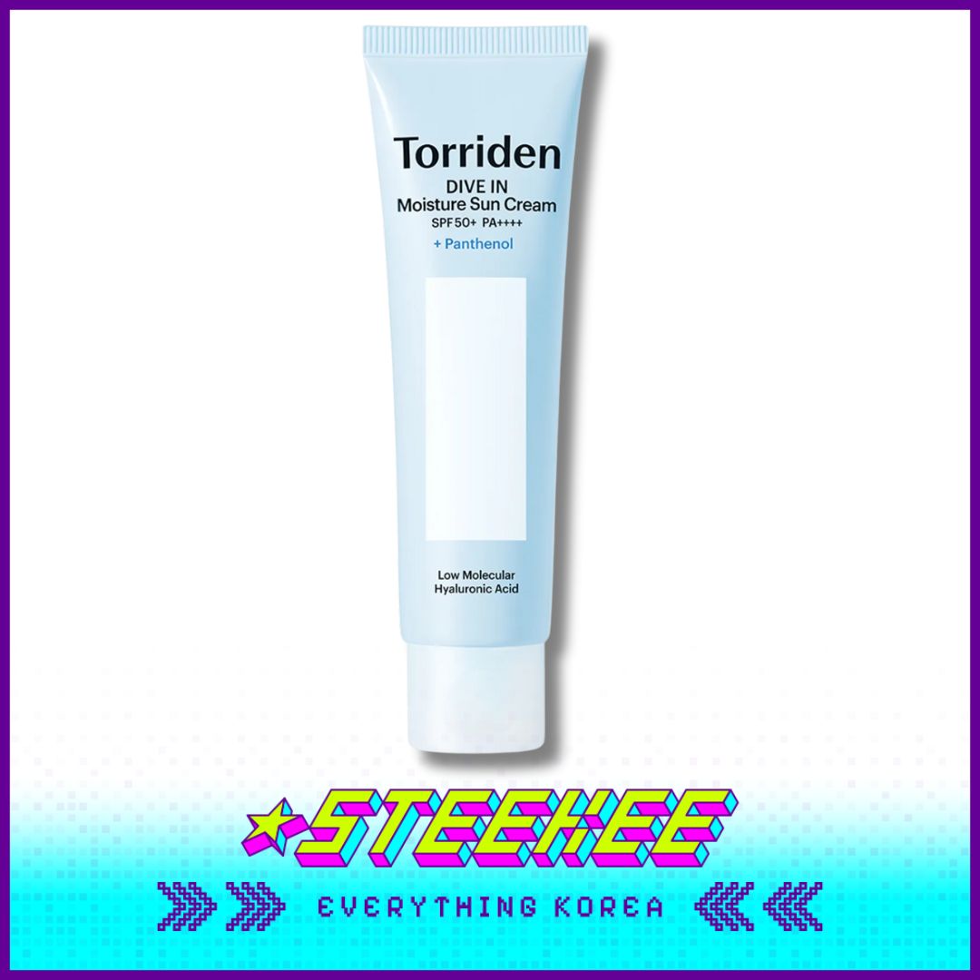 Torriden DIVE IN Soothing Moisture Sun Cream Panthenol Sunscreen SPF 50+ PA++++ 60ml by Steekee Korea 4084