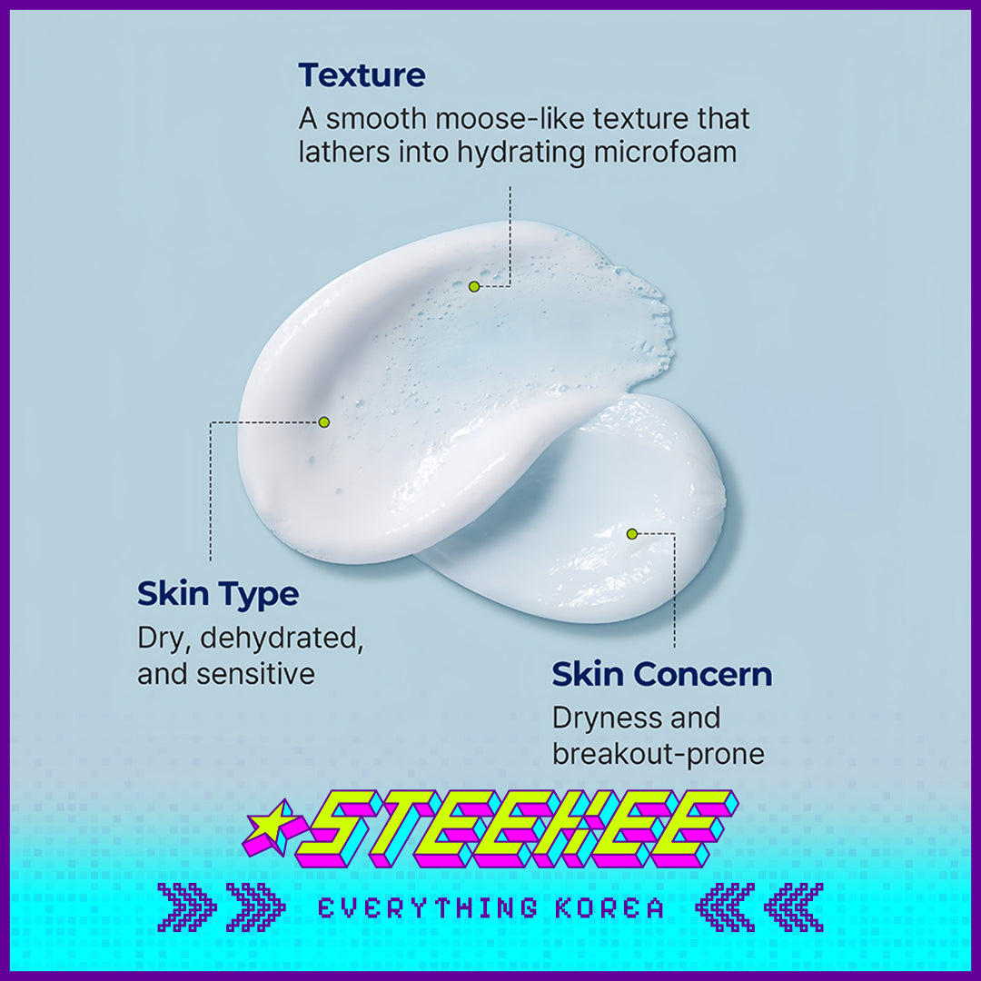 Torriden Low Molecular Hyaluronic Acid Cleansing Foam Facial Cleanser 150ml by Steekee Korea 4085