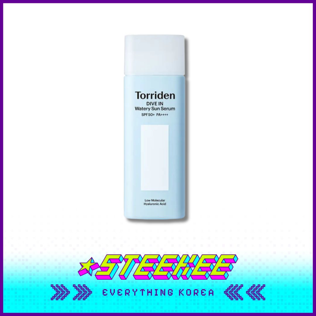 Torriden DIVE IN Moisturizing Low Molecular Hyaluronic Acid Watery Sun Serum 50ml SPF 50+ PA++++ by Steekee Korea 4086