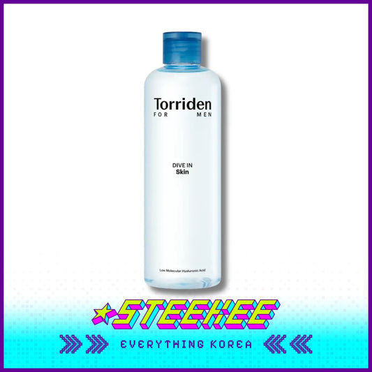 Torriden桃瑞丹DIVE IN男士低分子玻尿酸补水保湿舒缓爽肤水300ml闪奇韩国4090