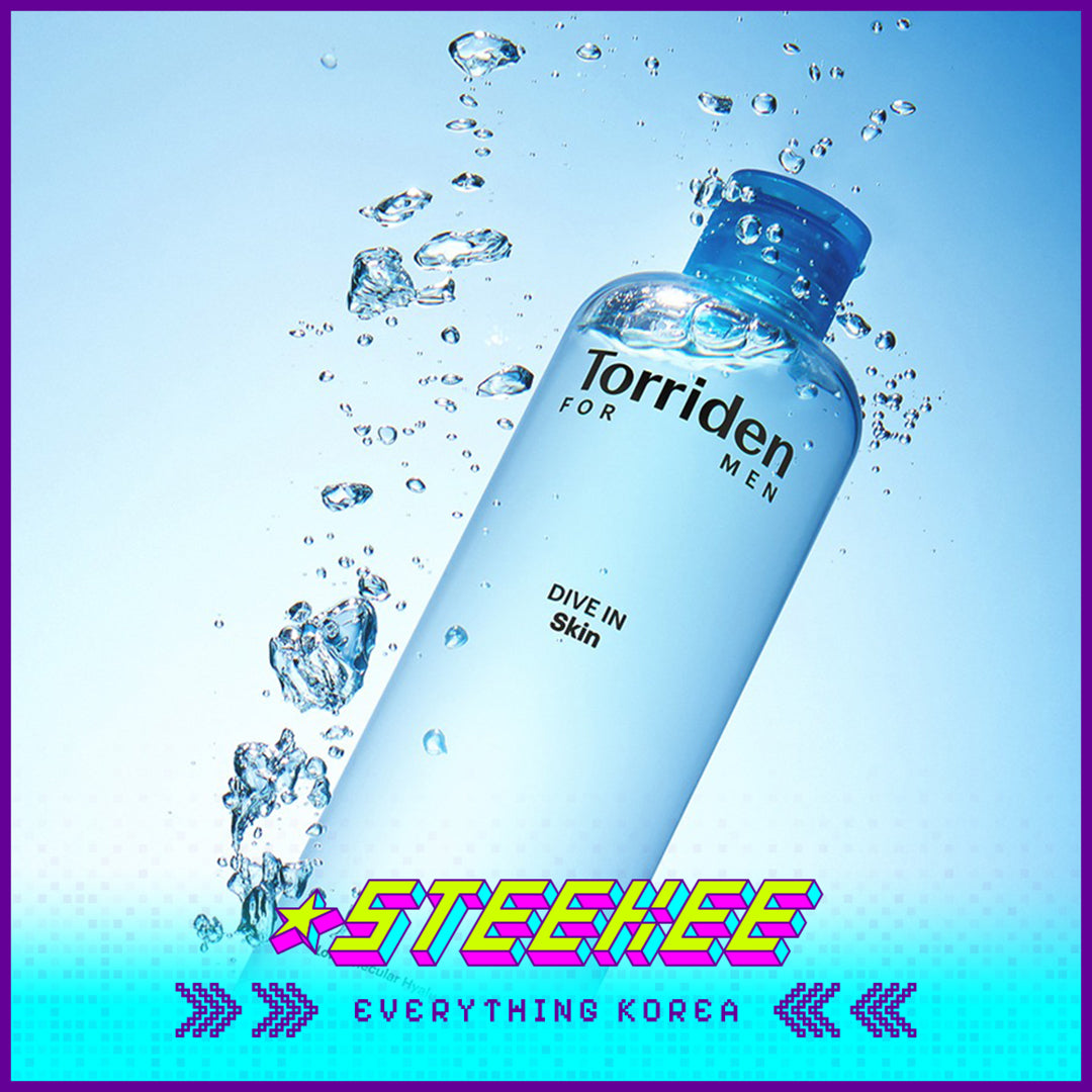 Torriden DIVE IN For Man Low Molecular Hyaluronic Acid Skin Hydrating Soothing Toner 300ml by Steekee Korea 4090