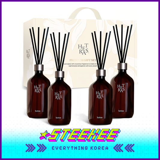 Hetras高级香薰家用室内芳香疗愈香氛套装四件装2000ml闪奇韩国4093