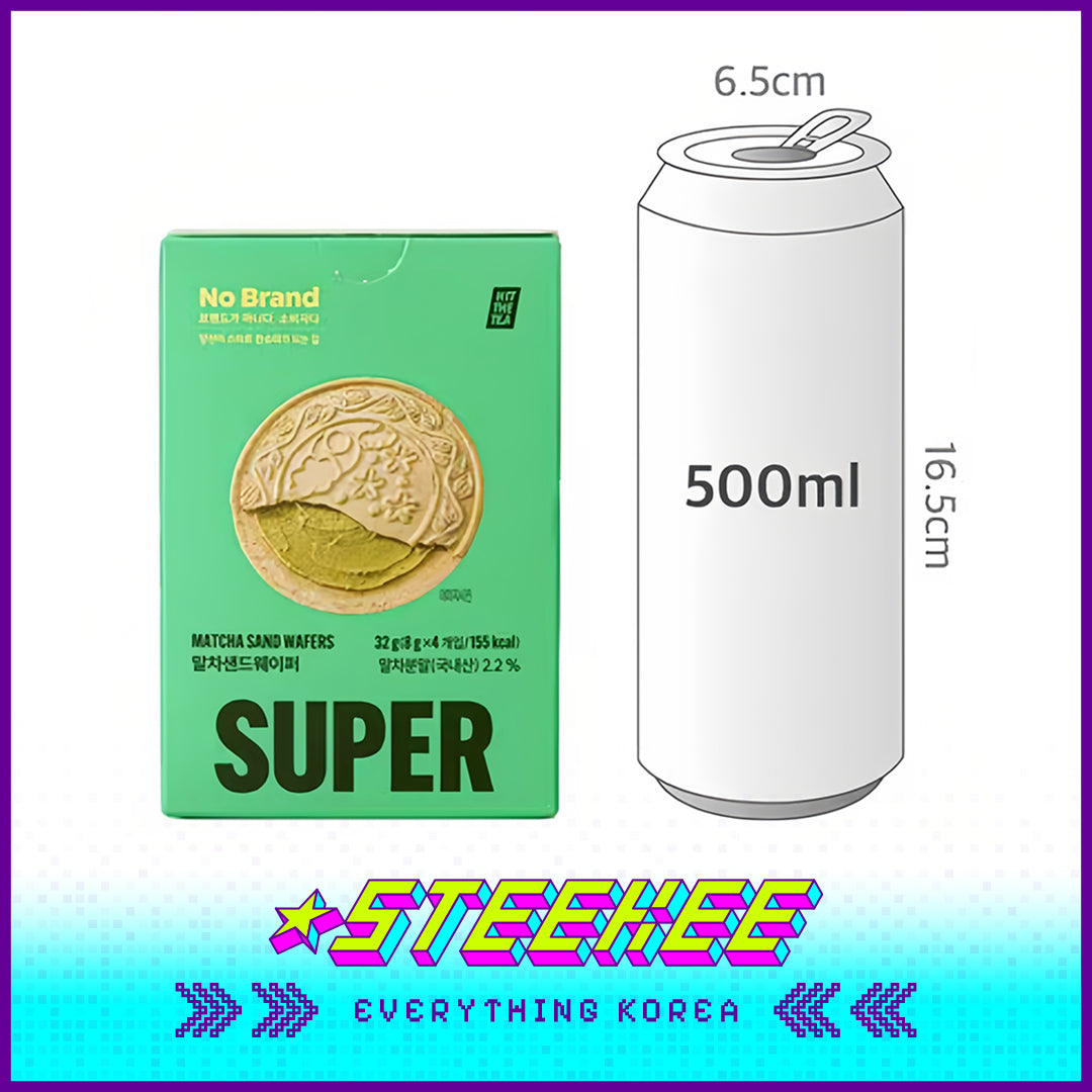 No Brand × Super Matcha Sandwich Wafer Biscuit Snack 32g Set of 4 by Steekee Korea 4101