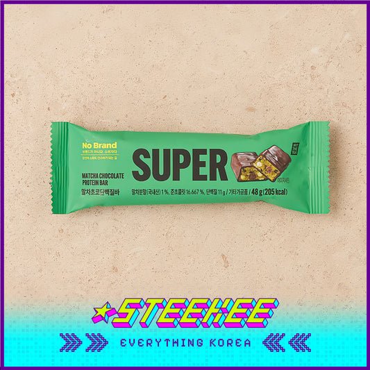 No Brand × Super Matcha Matcha Chocolate Cereal Protein Bar Energy Replenishment Snack 48g by Steekee Korea 4102