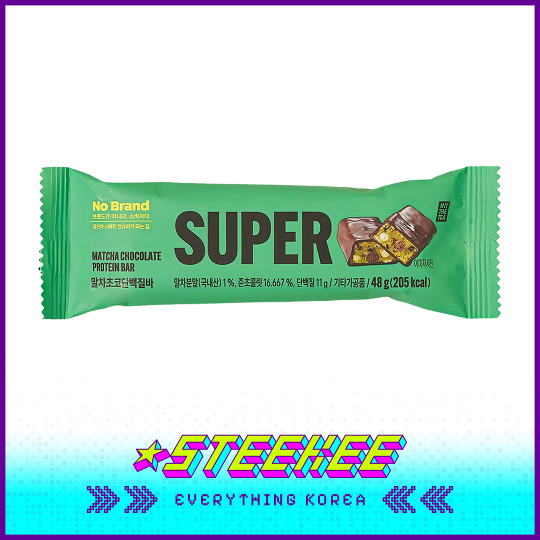 No Brand × Super Matcha Matcha Chocolate Cereal Protein Bar Energy Replenishment Snack 48g by Steekee Korea 4102