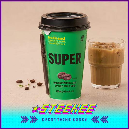 No Brand × Super Matcha Espresso Latte Coffee 300ml by Steekee Korea 4103