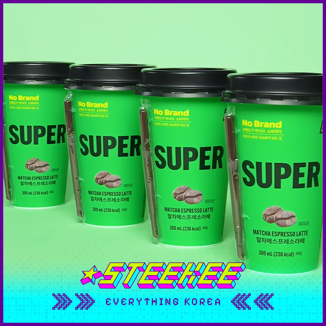 No Brand × Super Matcha Espresso Latte Coffee 300ml by Steekee Korea 4103