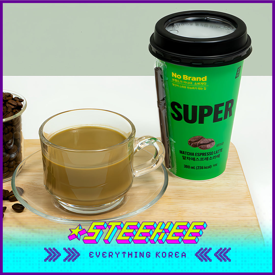 No Brand × Super Matcha Espresso Latte Coffee 300ml by Steekee Korea 4103