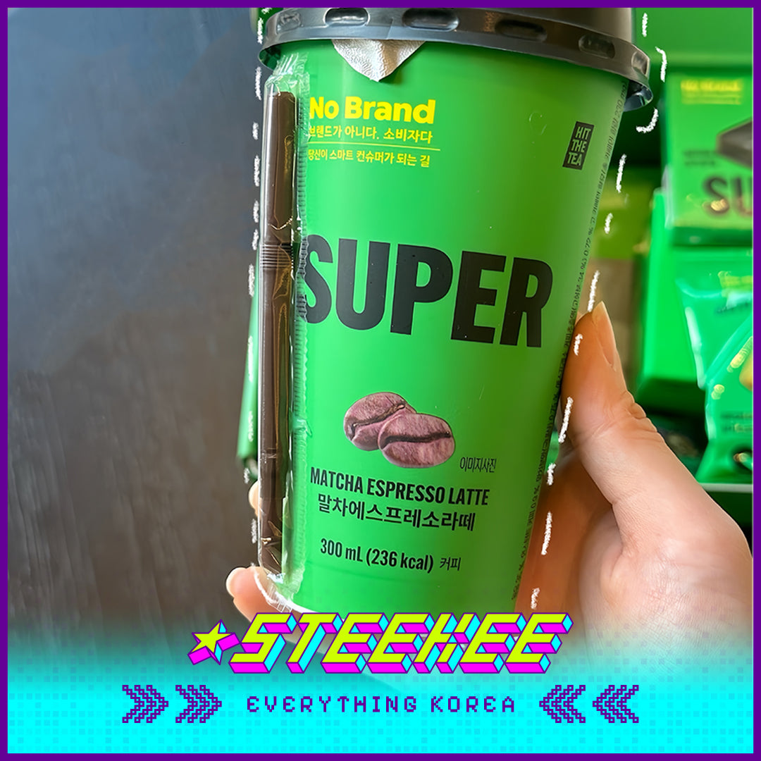 No Brand × Super Matcha Espresso Latte Coffee 300ml by Steekee Korea 4103