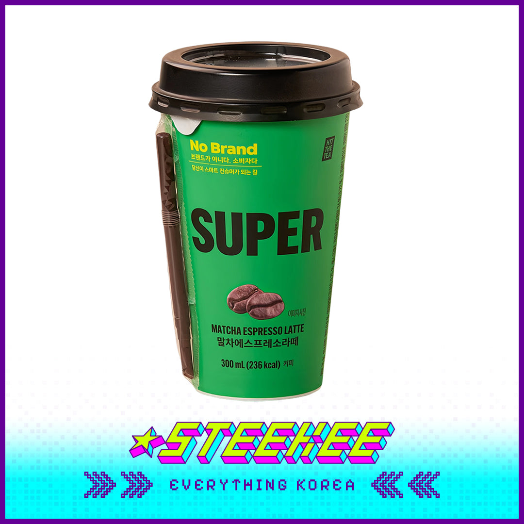 No Brand × Super Matcha Espresso Latte Coffee 300ml by Steekee Korea 4103