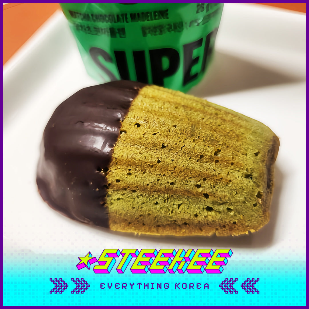 No Brand × Super Matcha Madeleine Shell Cake Dessert 26g by Steekee Korea 4105