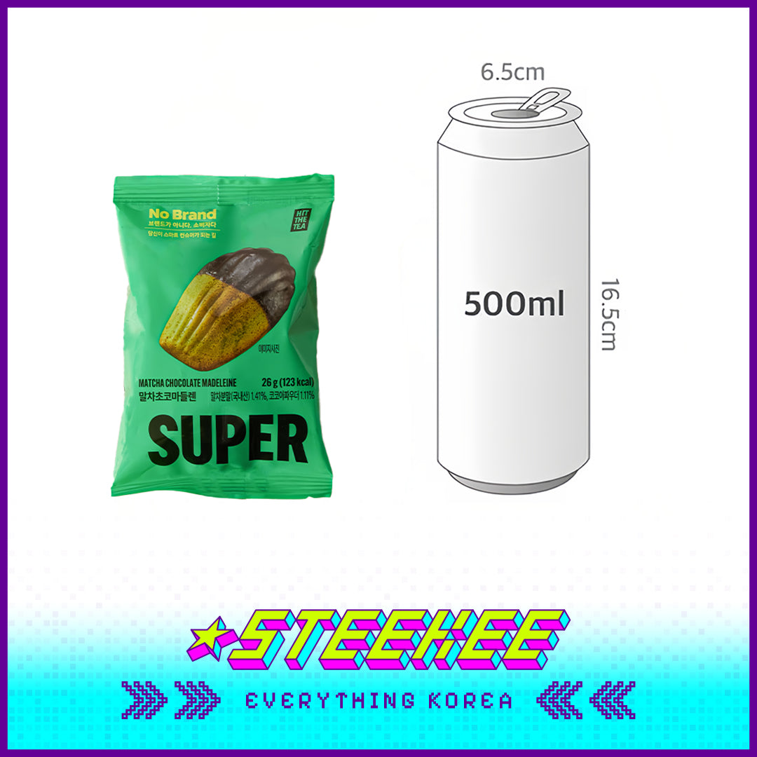 No Brand × Super Matcha Madeleine Shell Cake Dessert 26g by Steekee Korea 4105