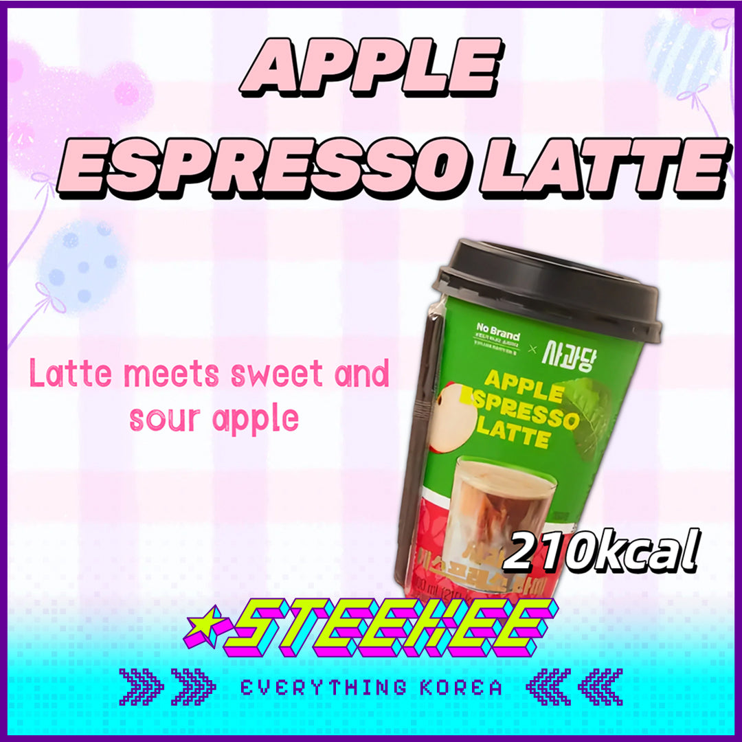 No Brand × Sagwadang Apple Espresso Latte Coffee 300ml by Steekee Korea 4107
