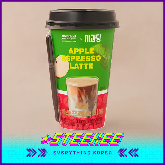 No Brand × Sagwadang Apple Espresso Latte Coffee 300ml by Steekee Korea 4107