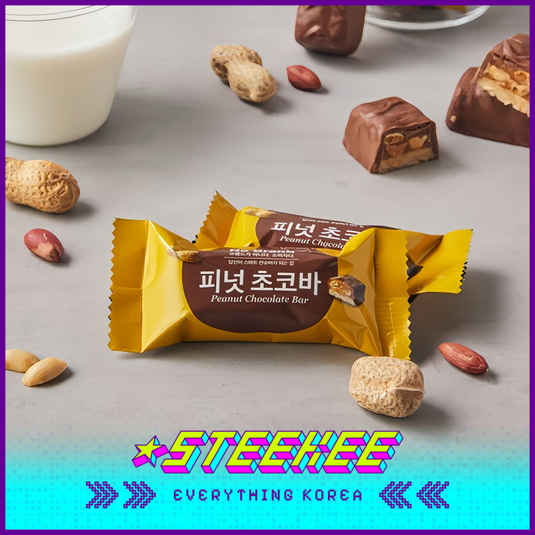 No Brand Peanut Choco Bar Snack 252g by Steekee Korea 4111