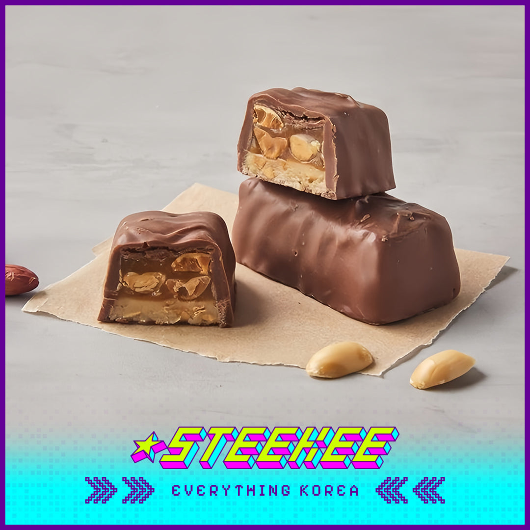 No Brand Peanut Choco Bar Snack 252g by Steekee Korea 4111