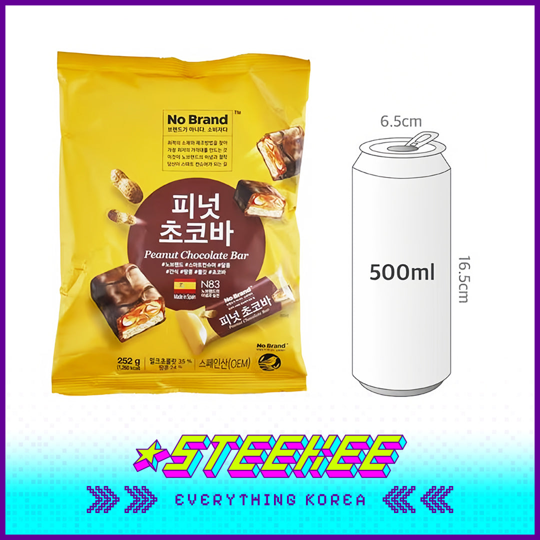 No Brand Peanut Choco Bar Snack 252g by Steekee Korea 4111