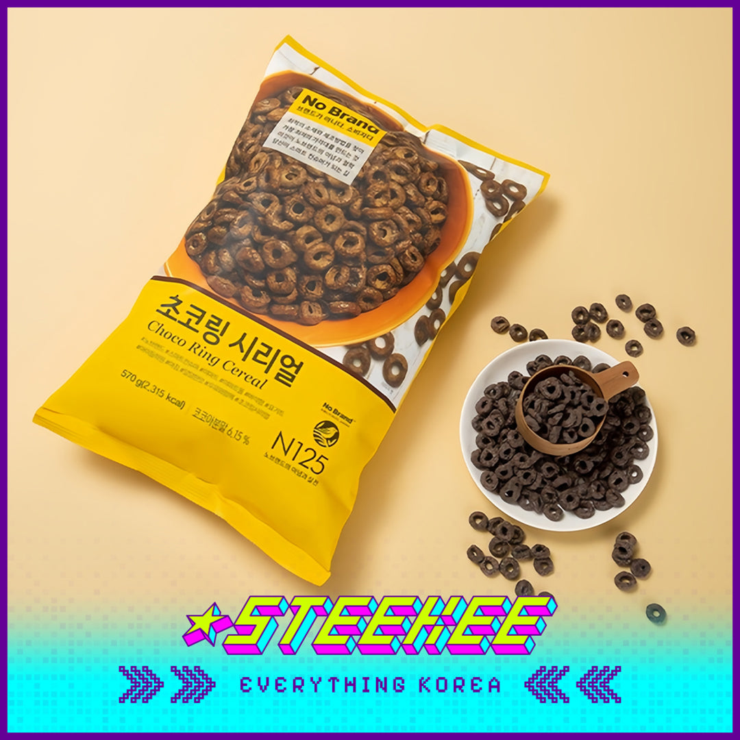 No Brand Choco Ring Instant Breakfast Cereal 570g by Steekee Korea 4112