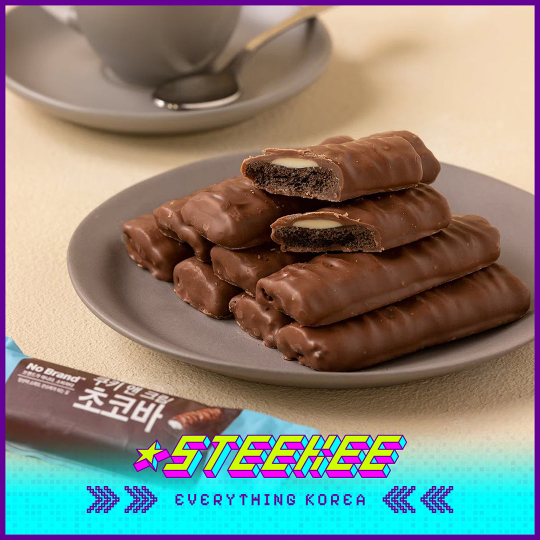No Brand Cookies Cream Chocolate Bar Snack 240g by Steekee Korea 4114
