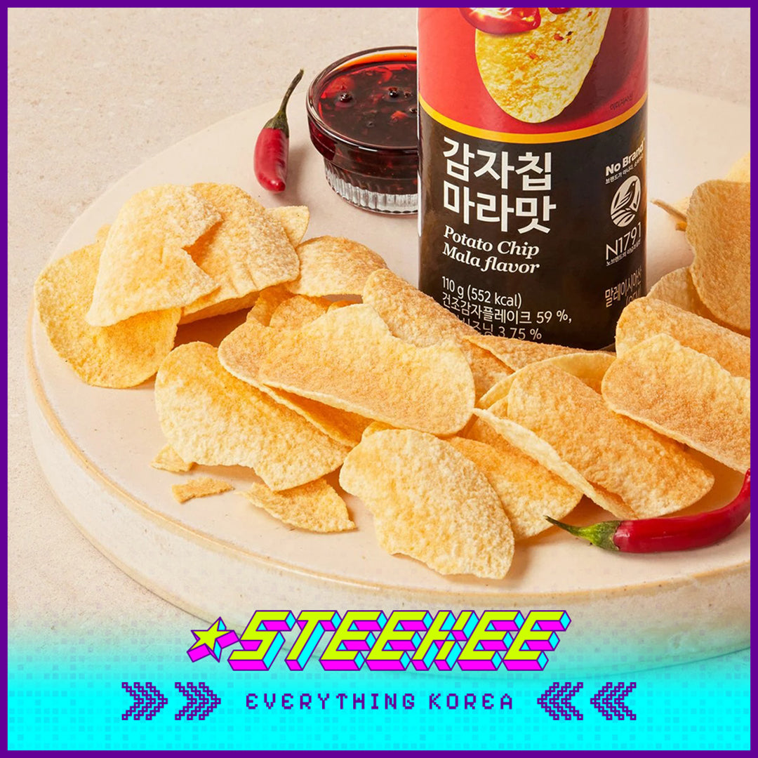 No Brand Sichuan Spicy Mala Potato Chips Snack 110g by Steekee Korea 4117
