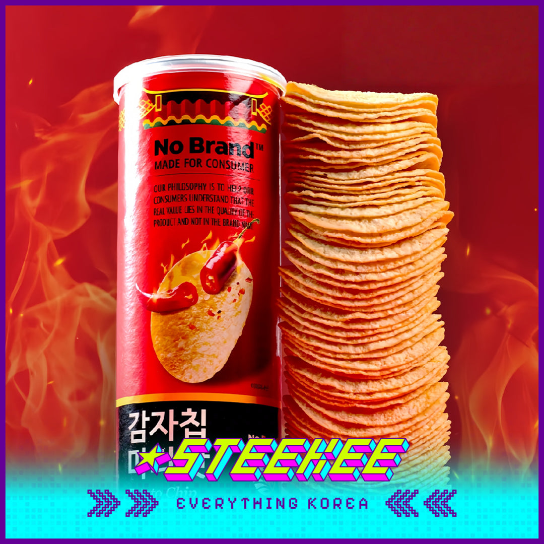 No Brand Sichuan Spicy Mala Potato Chips Snack 110g by Steekee Korea 4117