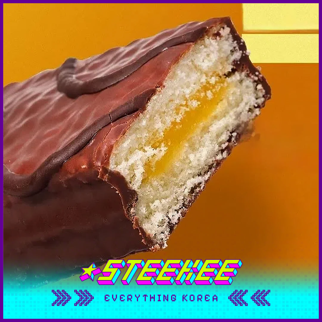 No Brand Chestnut Cream Sandwich Cake 336g by Steekee Korea 4124