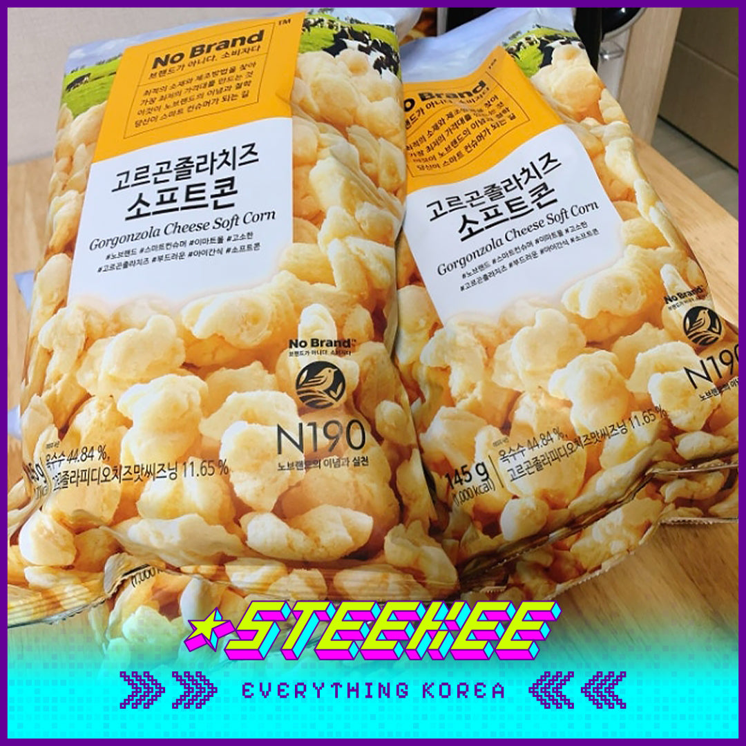 No Brand Ganguzola Cheese Soft Corn Roll Snacks 150g by Steekee Korea 4125