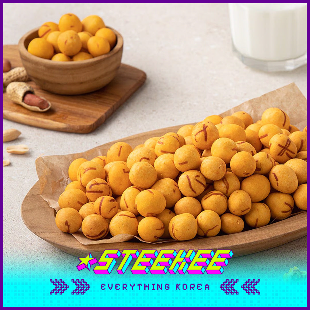 No Brand Crispy Squid Non-Fried Peanuts 270g by Steekee Korea 4127