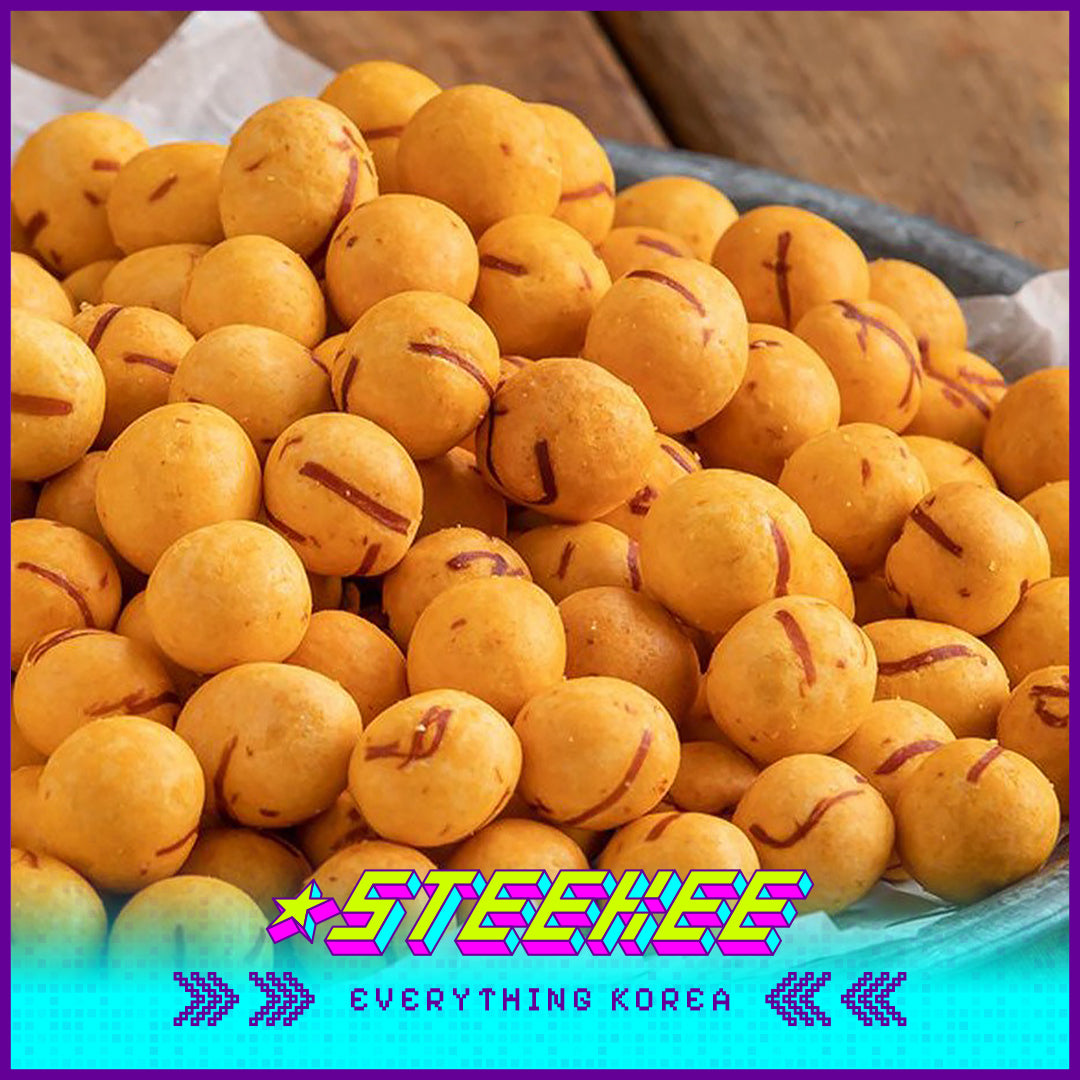 No Brand Crispy Squid Non-Fried Peanuts 270g by Steekee Korea 4127