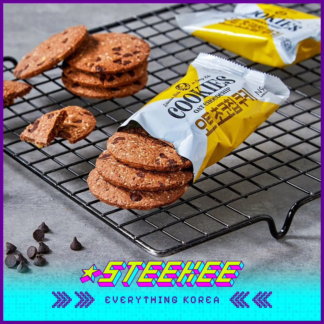No Brand Rich Chocolate Oatmeal Cookies 208g by Steekee Korea 4128