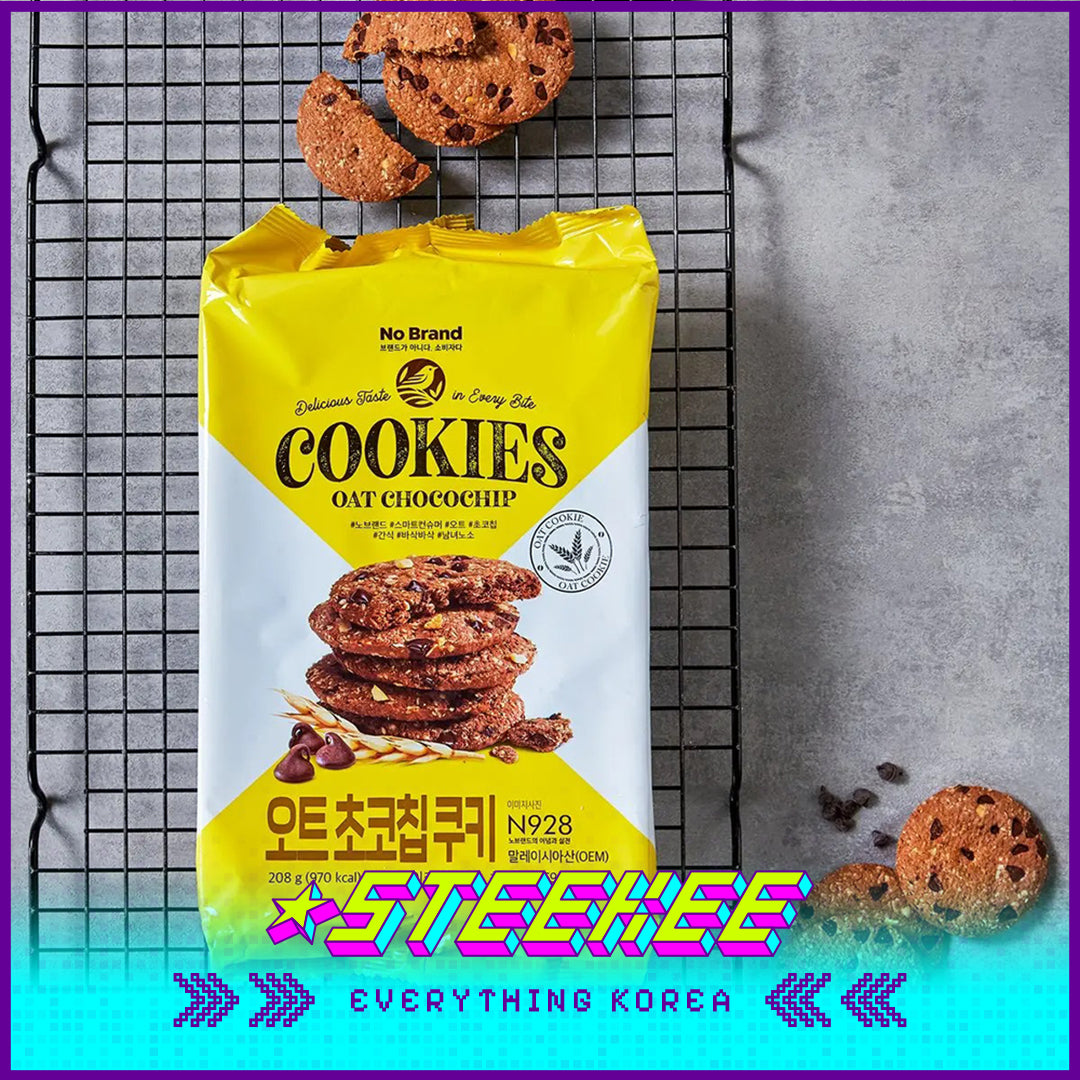 No Brand Rich Chocolate Oatmeal Cookies 208g by Steekee Korea 4128