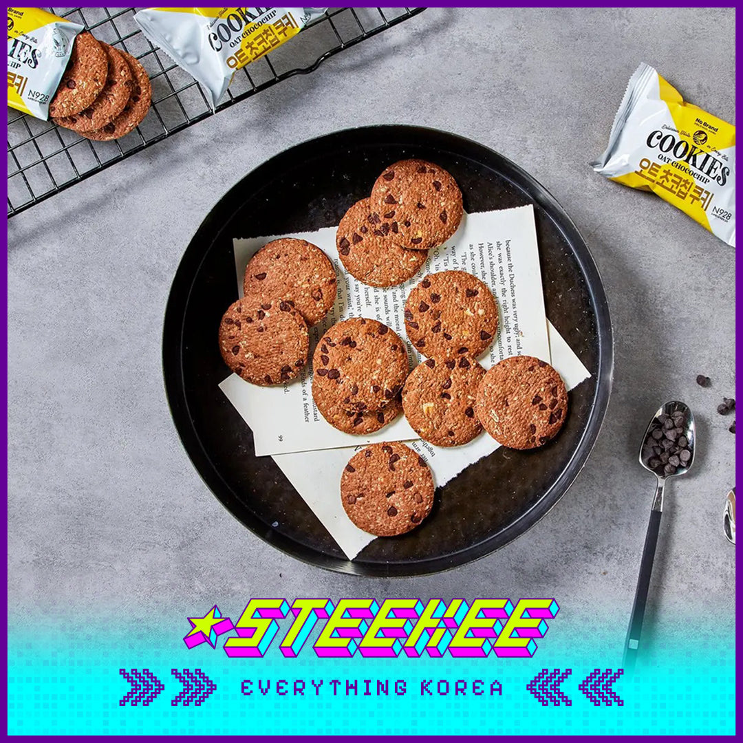 No Brand Rich Chocolate Oatmeal Cookies 208g by Steekee Korea 4128