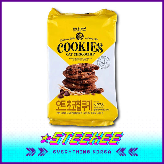 No Brand Rich Chocolate Oatmeal Cookies 208g by Steekee Korea 4128