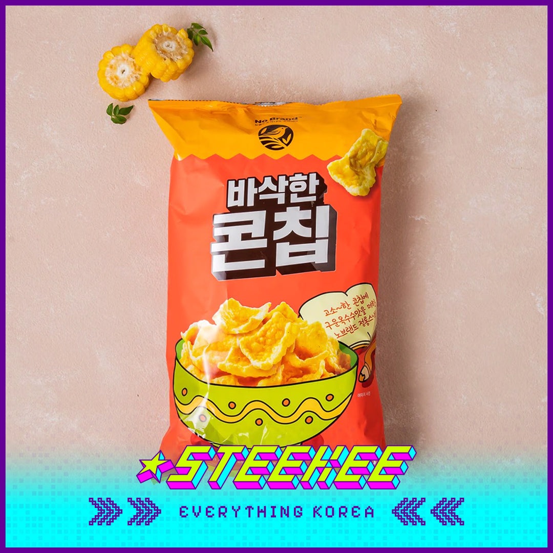 No Brand Non-Fried Corn Chips Snacks 230g by Steekee Korea 4129