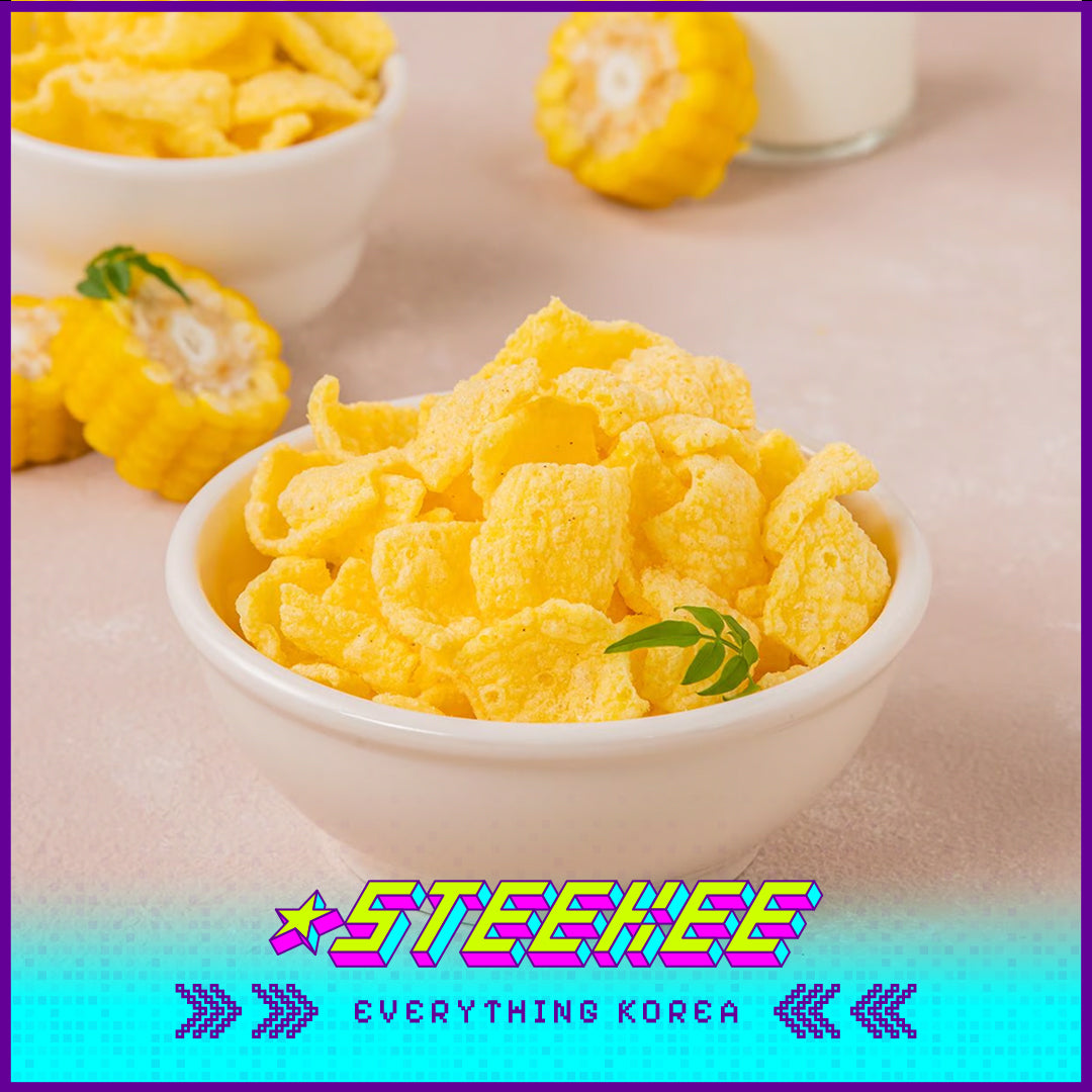 No Brand Non-Fried Corn Chips Snacks 230g by Steekee Korea 4129