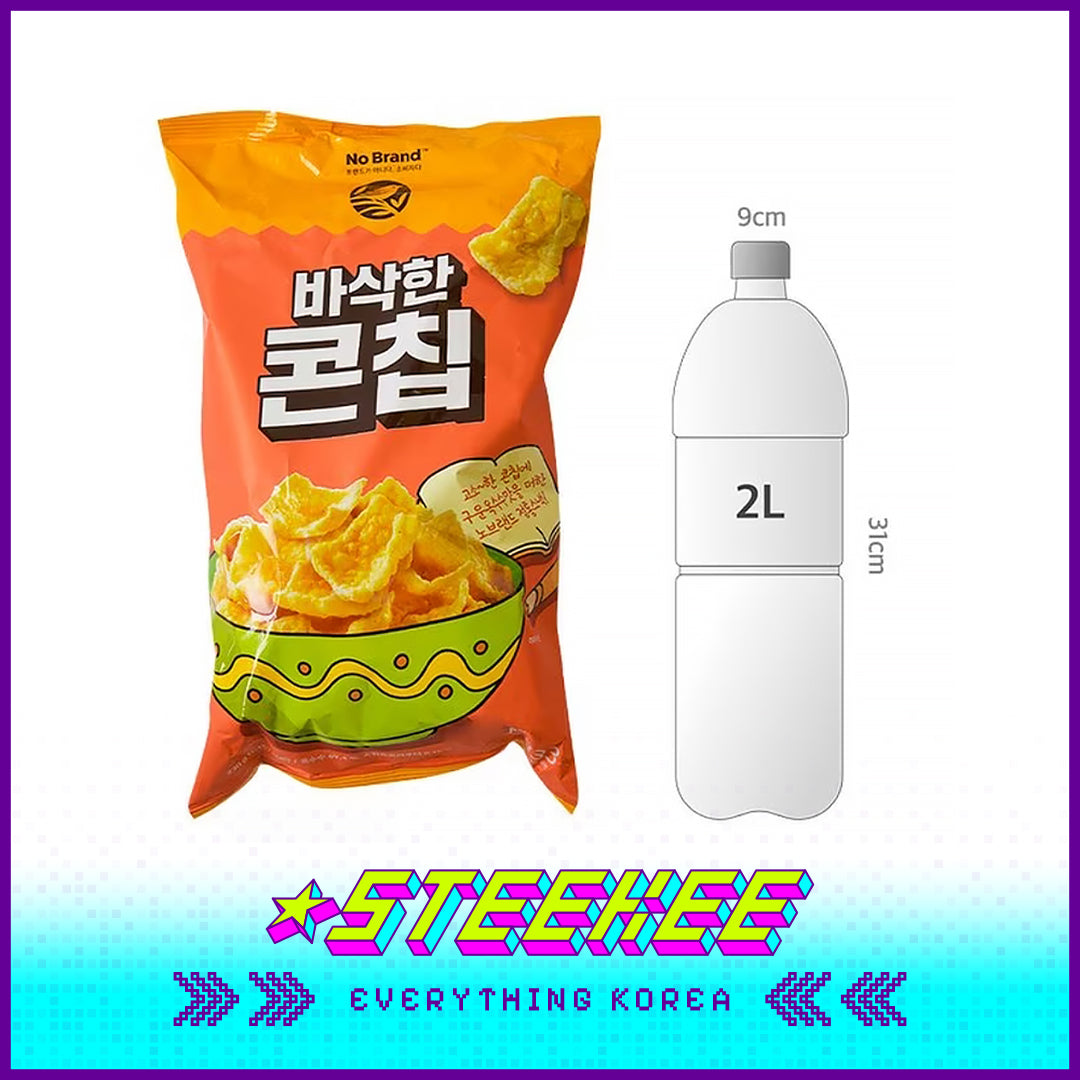 No Brand Non-Fried Corn Chips Snacks 230g by Steekee Korea 4129