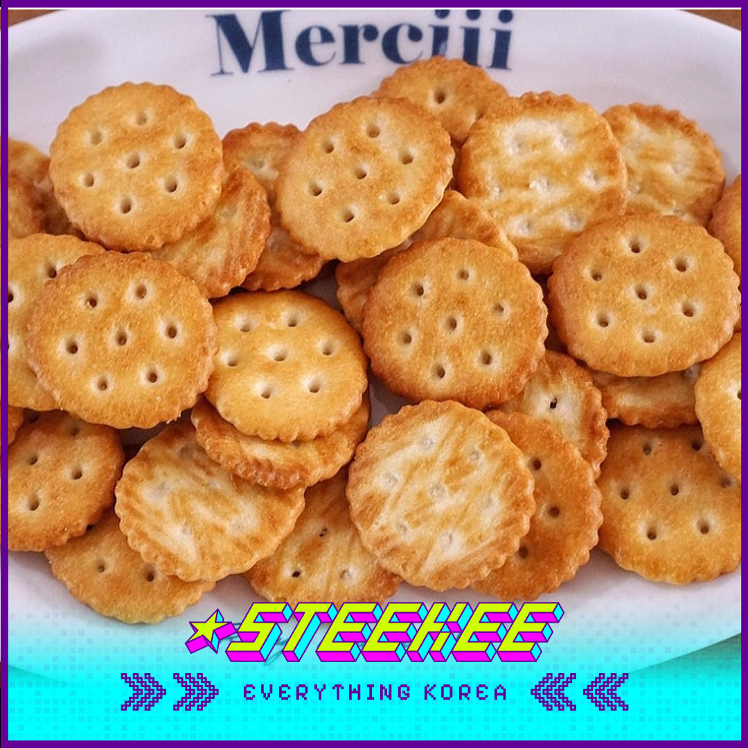 No Brand Mini Bite-size Vegetable Crispy Cracker Healthy Biscuits 300g by Steekee Korea 4130