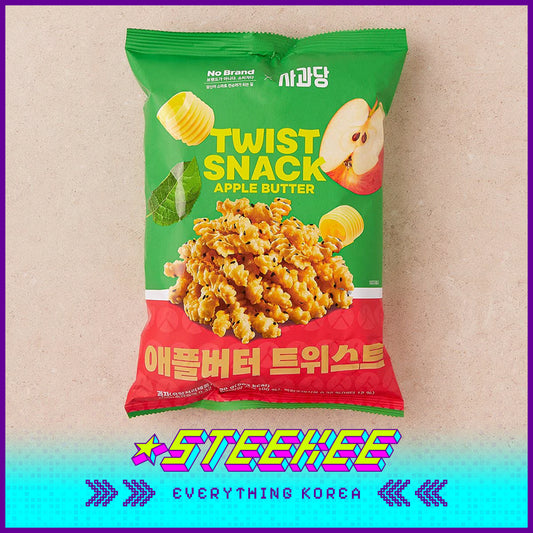 No Brand × Sagwadang Apple Butter Crispy Twist Stick Snacks 100g by Steekee Korea 4132
