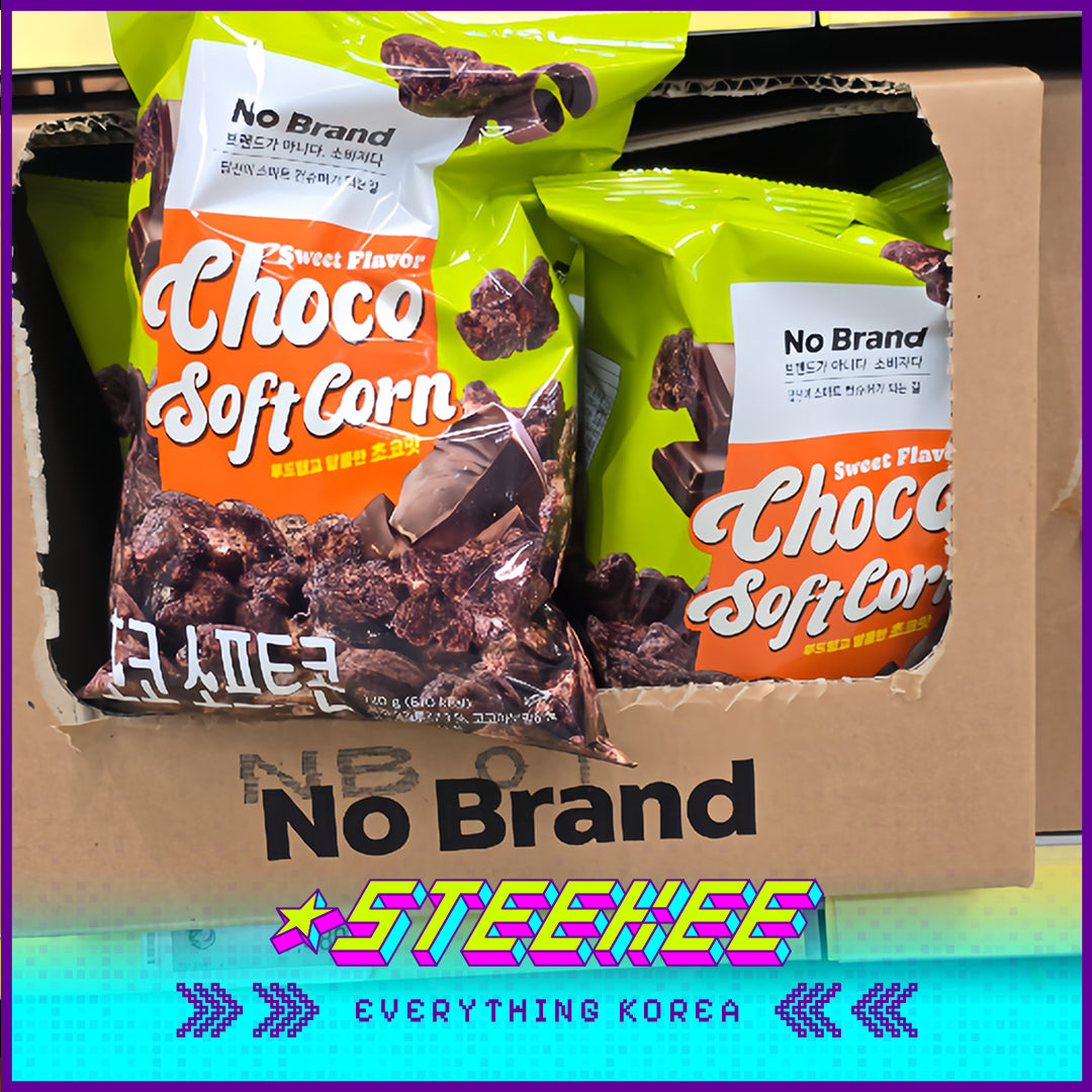 No Brand Choco Soft Crunchy Corn Snack 120g by Steekee Korea 4134