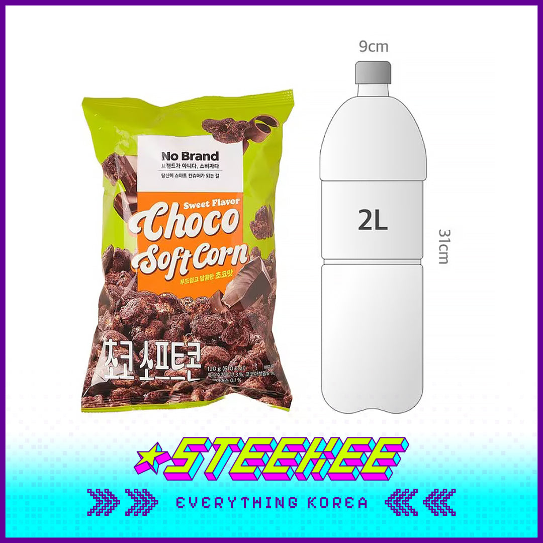 No Brand Choco Soft Crunchy Corn Snack 120g by Steekee Korea 4134