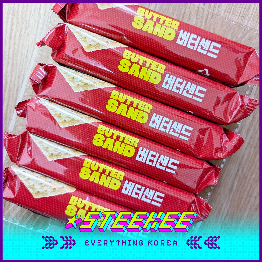 No Brand Butter Sandwich Salty Sugar Biscuits Crackers Snack 270g Set of 6 by Steekee Korea 4135