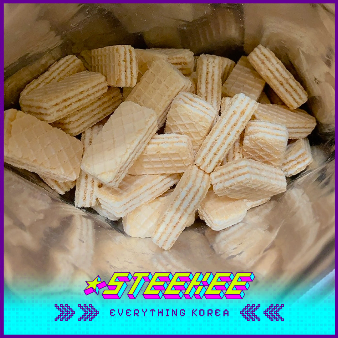 No Brand Vanilla Strawberry Mini Wafers Snack 300g by Steekee Korea 4136