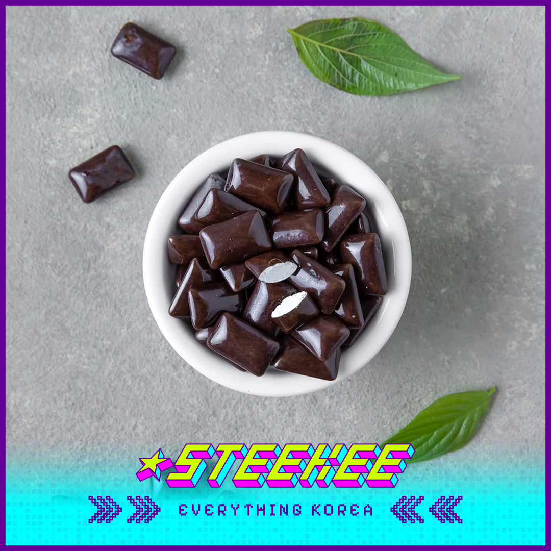 No Brand Caffeine Refreshing Mint Sleep Awakening Anti-Drownsiness Gum 108g by Steekee Korea 4137