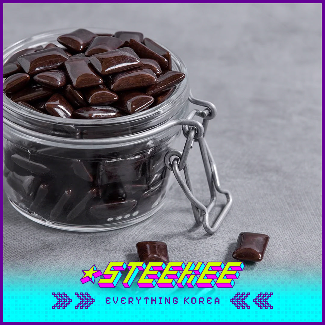 No Brand Caffeine Refreshing Mint Sleep Awakening Anti-Drownsiness Gum 108g by Steekee Korea 4137