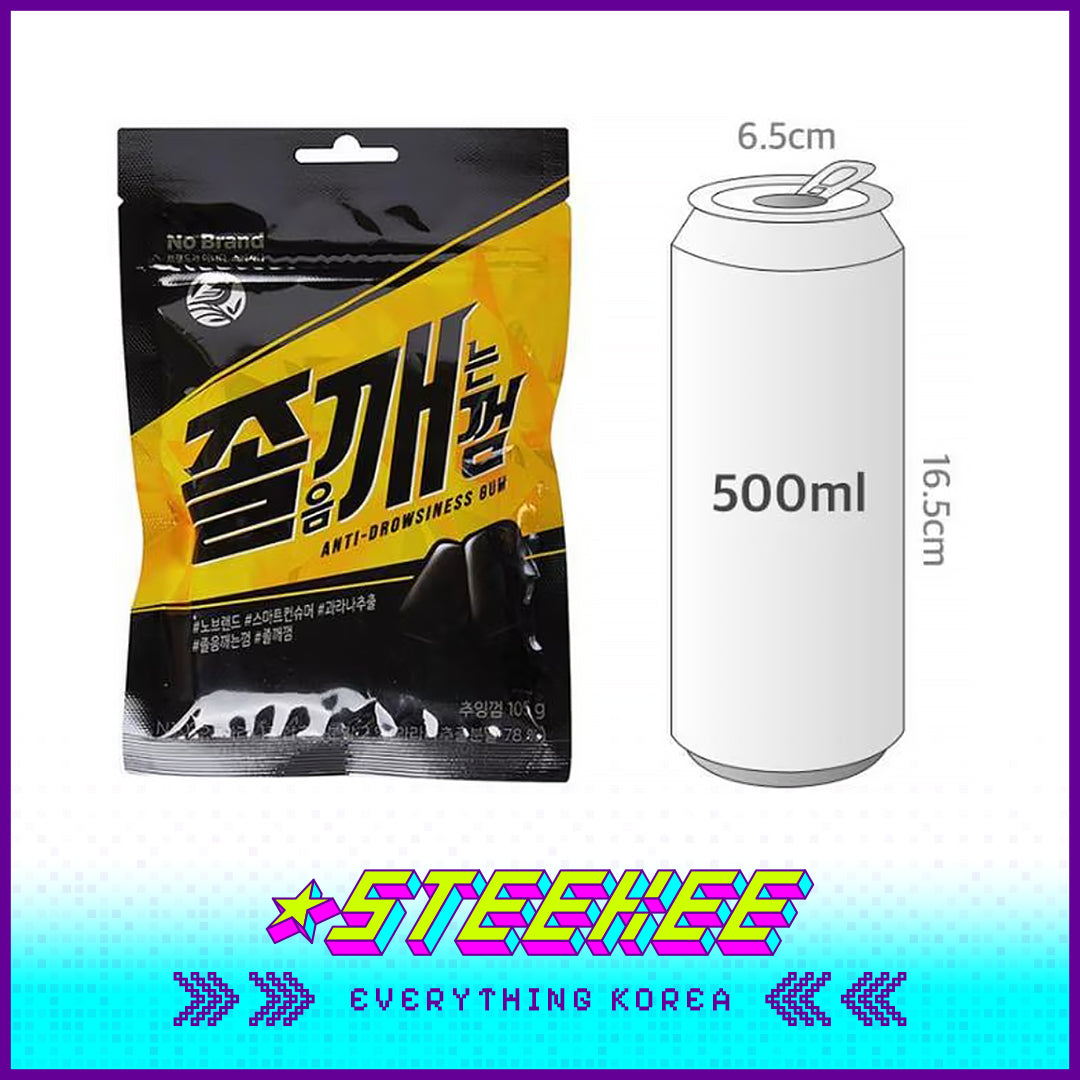 No Brand Caffeine Refreshing Mint Sleep Awakening Gum Refill 105g by Steekee Korea 4138