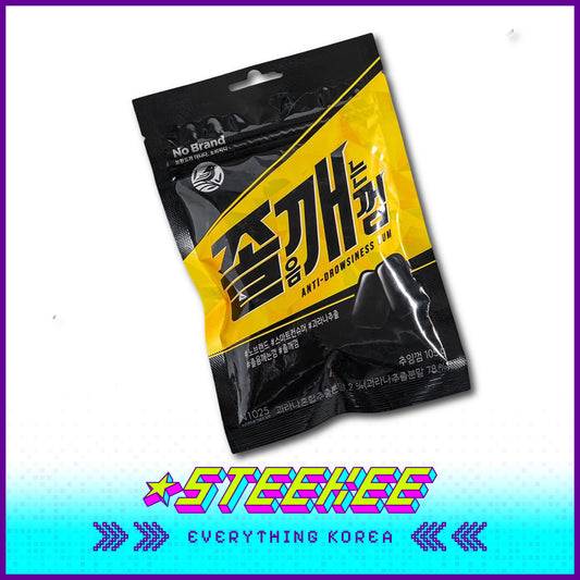 No Brand Caffeine Refreshing Mint Sleep Awakening Gum Refill 105g by Steekee Korea 4138